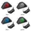Universal Triangle Brake Signal Lamp F1 Style 12LED Third Brake Lamp Stop Light Rear Fog Light Sporty Tail Decor Car Accessories