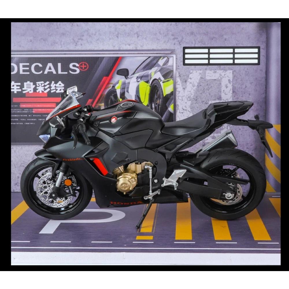 1/9 Maßstab Honda HRC CBR1000RR Fire Blade Legierung Sportmotorrad Diecasts Metall Spielzeug Rennmotorrad Modell mit Licht Kindergeschenk