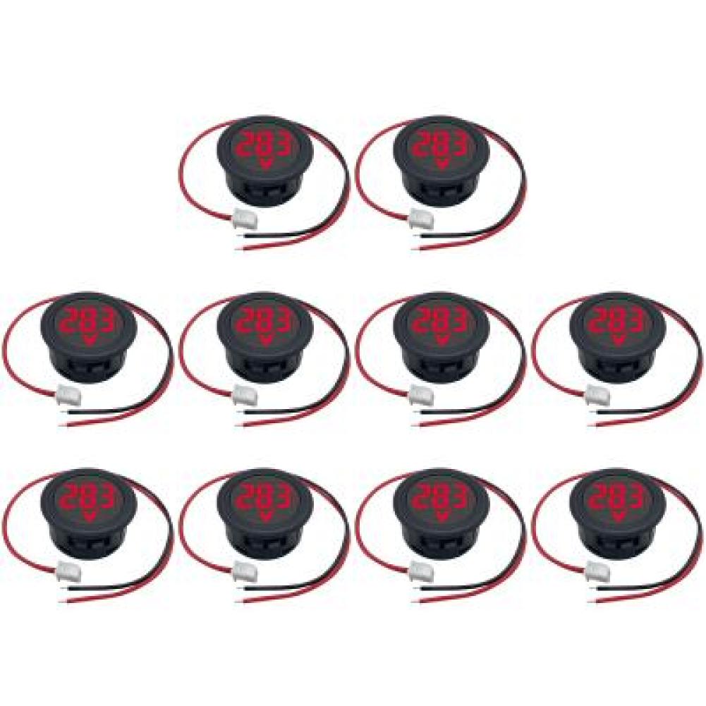 

DC 4-100V Volt Meter Programmable LED Digital Display Small (Червоний)