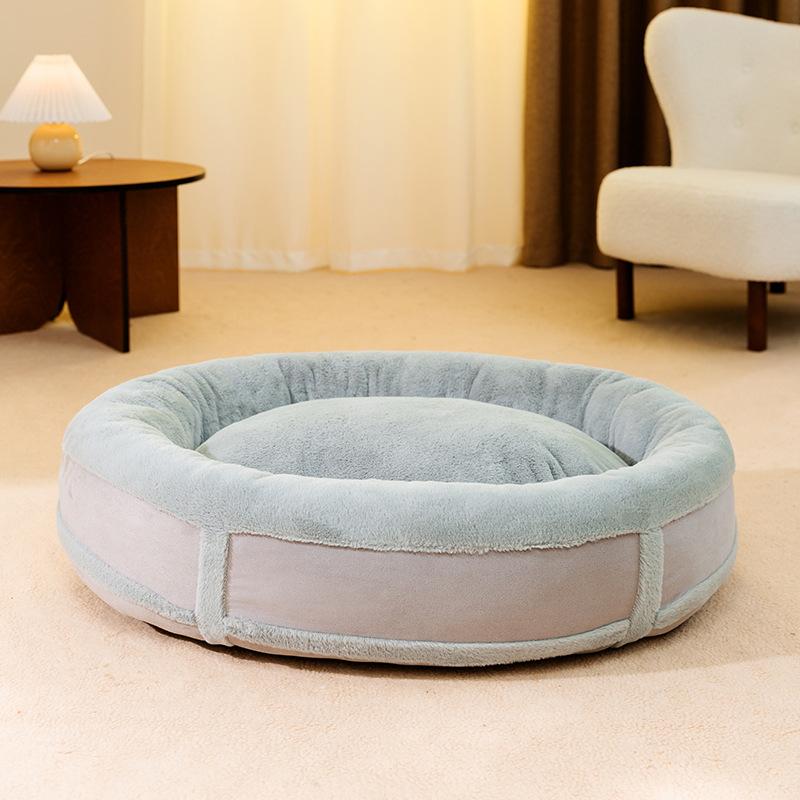 New Dog Kennel  Autumn Warm Dog and Cat Kennel  Small Dog Teddy Panda Cat Bed Winter Pet Mat