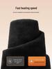 Women's High-Waisted Black Elastic Leggings - Warm, Slimming, Plus Velvet, Thickened, Single Button, Suitable for Outdoor Wear, Autumn/Winter.