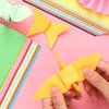 100 Sheets 15/20/25cm Square Origami Paper 10 Colors Double Sided DIY Scrapbook School Arts Crafts Kids Beginner Easy Fold Colorful Origami Sheets