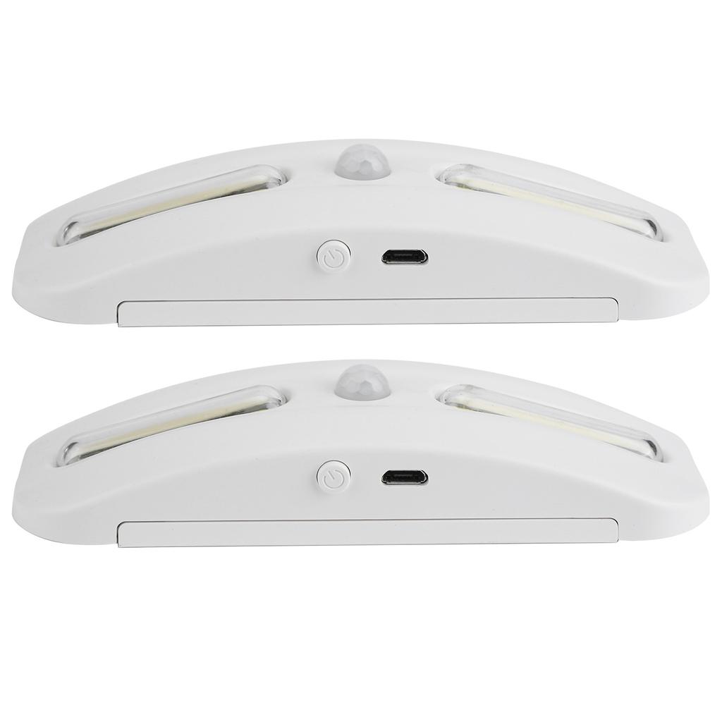 2PCS USB Charging COB LED Motion Sensor Light Closet Lamp Cabinet Light for Home Corridor
