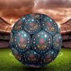 Ocean Treasures Mandala Round Football Size 5 Adult Ball Suitable for Training Matches and Outdoor Team.