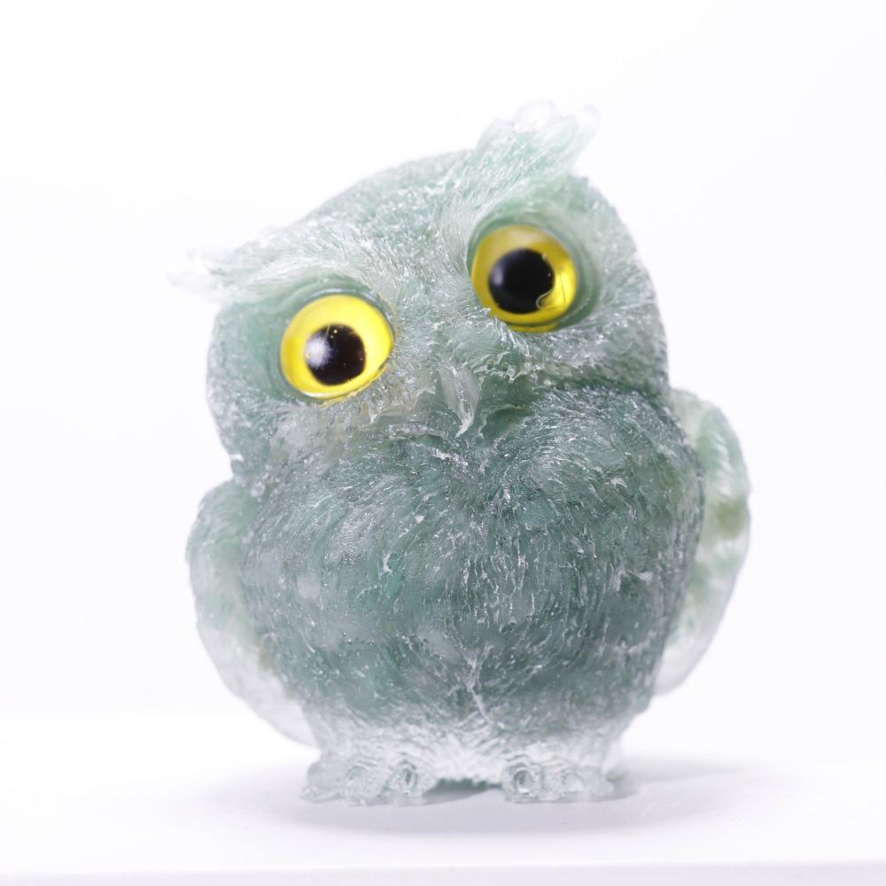 Cute Owl Crystal Gravel Home Ornaments Handicrafts Decorative Gifts Home Ornaments