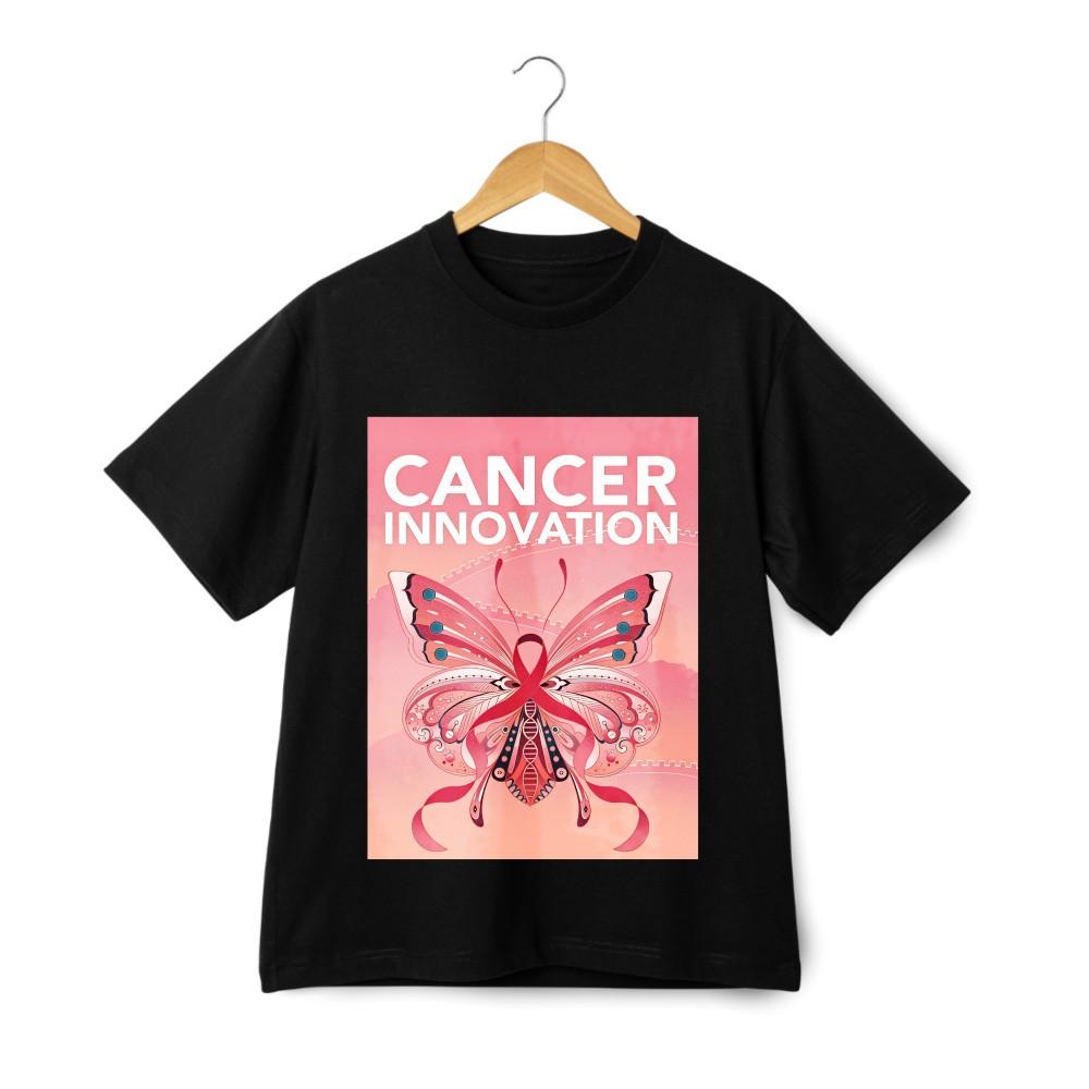 

Cancer Innovation Breast Cancer Awareness Tee |ButterflyandRibbon Design,Unisex 4XL