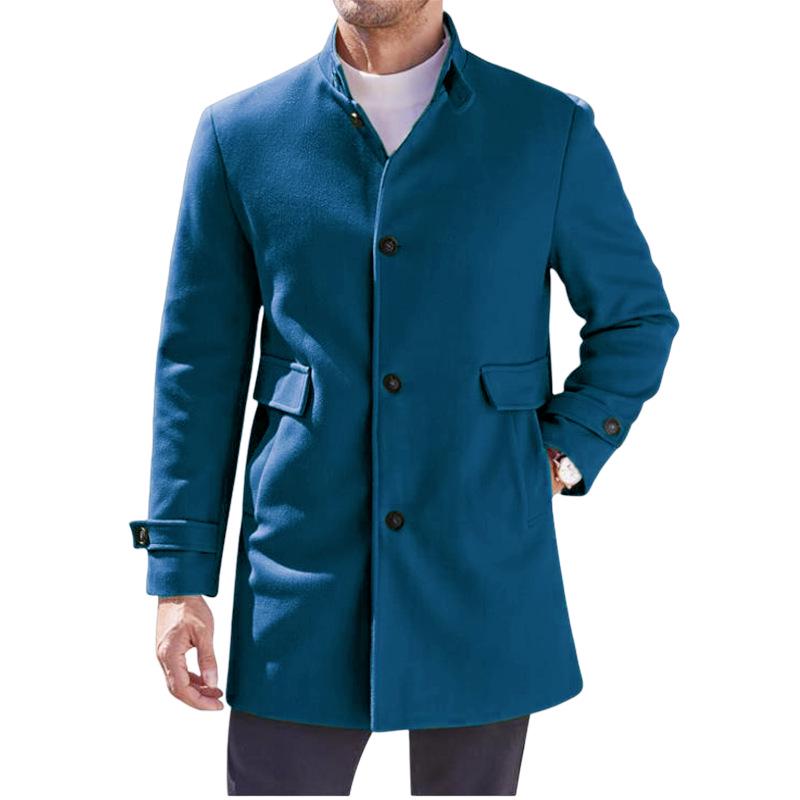 2024 New Men's Woolen Coat - Japanese Korean Casual Style Bestseller