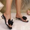 2026 Dames Hoge Hak Sandalen Strass Luxe Platte Hak Slippers Grote Maten Designer Schoenen Buiten Lichtgewicht