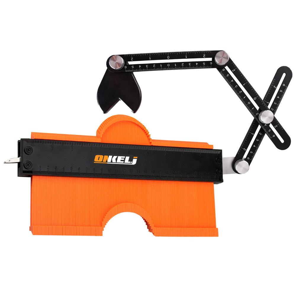 Contour Gauge with Lock - Woodworking Measuring and Shaping Tool for Irregular Arcs