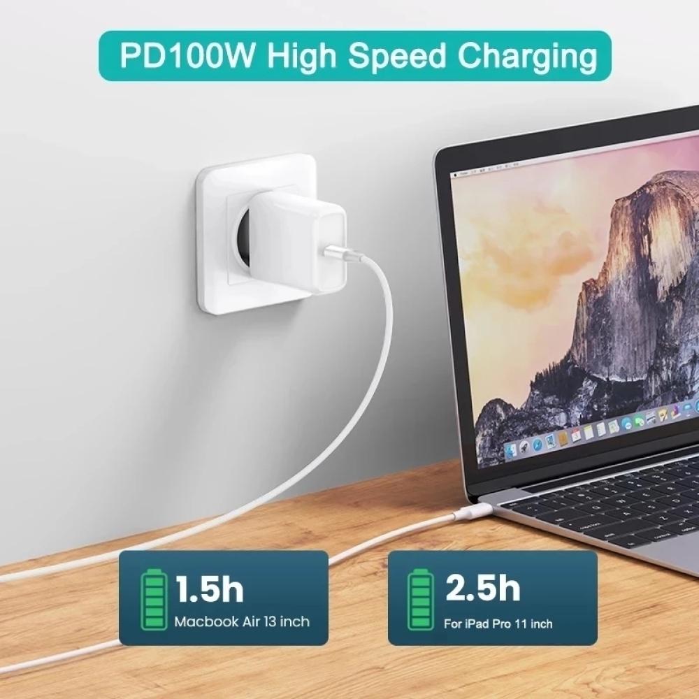 USB Cable PD100W USB C To Type C Fast Charger Cable for Xiaomi Samsung Huawei MacBook iPad 5A Mobile Phone Cord USB Cable Type C