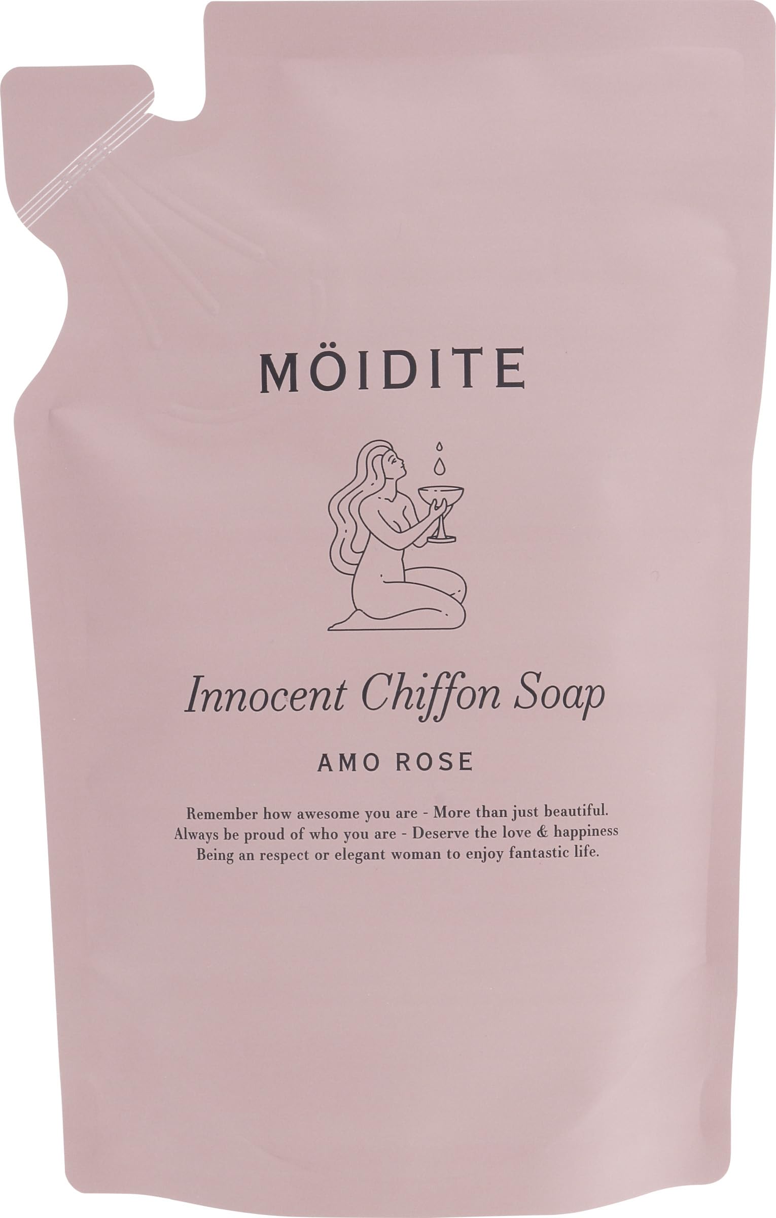 

MOIDITE Innocent Chiffon Amorose 260ml Soap, Scent, Refill, белый