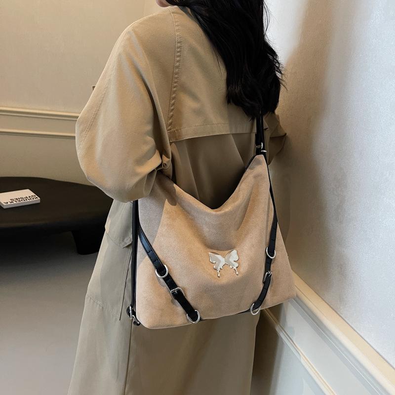 

Сумка-тоут женская 2024 новый рюкзак большой вместимости осень-зима универсальная цепная сумка через плечо рюкзак премиум-класса хаки