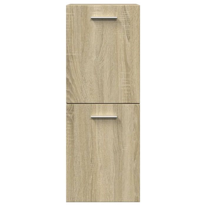 VidaXL Bathroom Cabinet Sonoma Oak 30x30x80 Cm Chipboard, Bathroom Storage Cabinet, Bath Cabinet, 849634