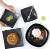Melamine Imitation Porcelain Square Dish Restaurant Tableware