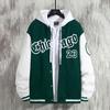 High Street Jugend Herren Baseballjacke Herren Locker Lässige Jacke Dünnes Fleece Wärmeisolierung Frühling/Herbst Ohne Kapuze