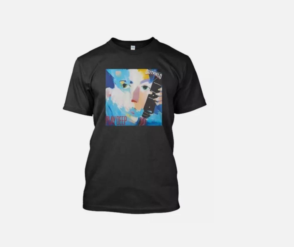 The Outfield Play Deep Rock Band T-Shirt Size S-5XL Unisex T-Shirt S