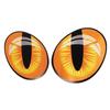 1Pair 3D Funny Reflective Cat Eyes Car Stickers Truck Head Engine Rearview Mirror Window