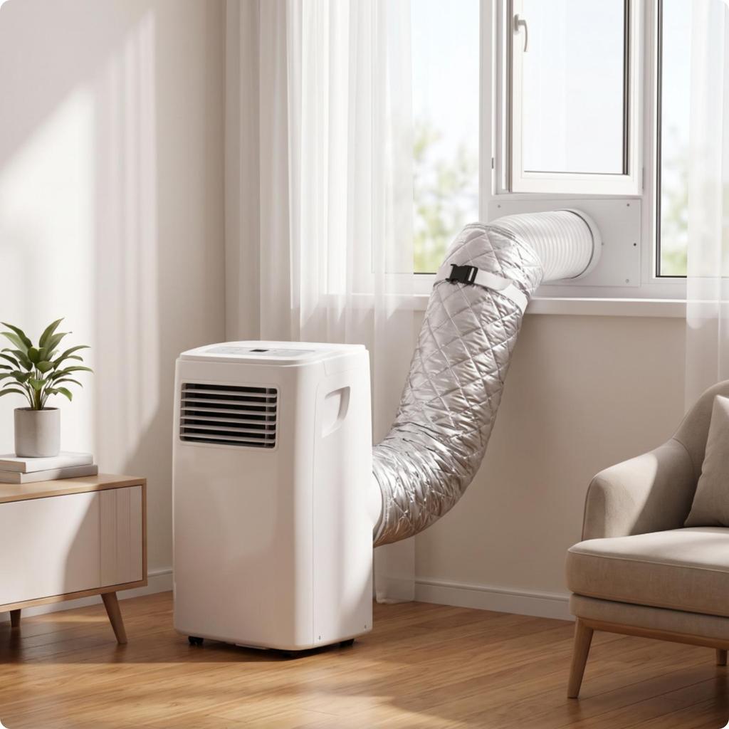 Portable Air Conditioning Insulation Sleeve Noise Reduction for Home, Apartment