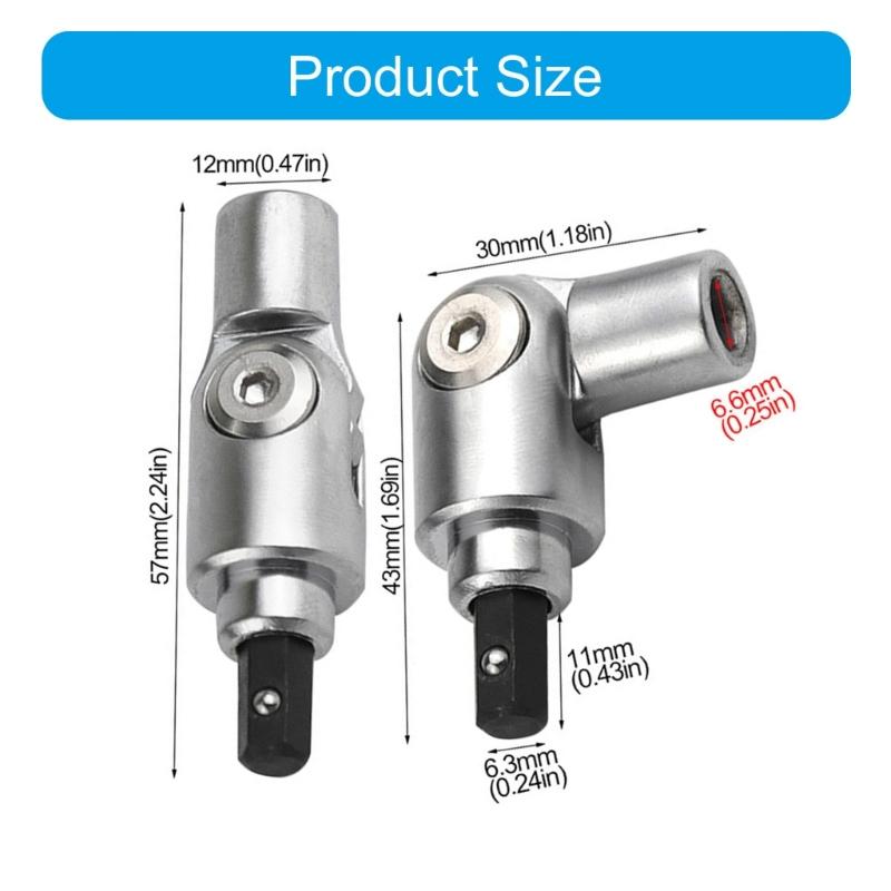 Ruchomy uchwyt bitów Magnetyczny Obrotowy Uchwyt bitów wiertarskich Szybkozłączny Elastyczny Uchwyt bitów śrubokrętowych do ciasnych przestrzeni