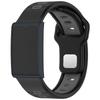 Silicone Fitness Tracker Band Replacement Two-Toned Quick-Release Wristband Breathable 22mm Watch Strap for Amazfit Helio Strap