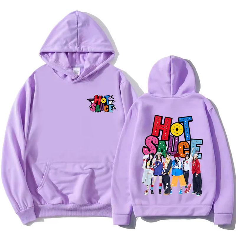 

Hot Sauce Single Graphic Hoodies Long Sleeve Fashion Hooded Sweatshirts Casual Korean Girls Band Fashion Pullovers Women Hoodie XXXL