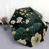 1 PC Automatic Folding Umbrella - Beautiful flowers Pattern, Portable & Foldable Design with 8 Ribs, Christmas Birthday Gifts