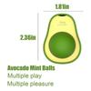 Avocado Catnip Wall Ball Cat Toys Catnip,Snack Healthy Rotatable Treats Toys Kitten Playing Toy,Edible Cat Mint Licking Ball(Catnip & Gall Fruit)