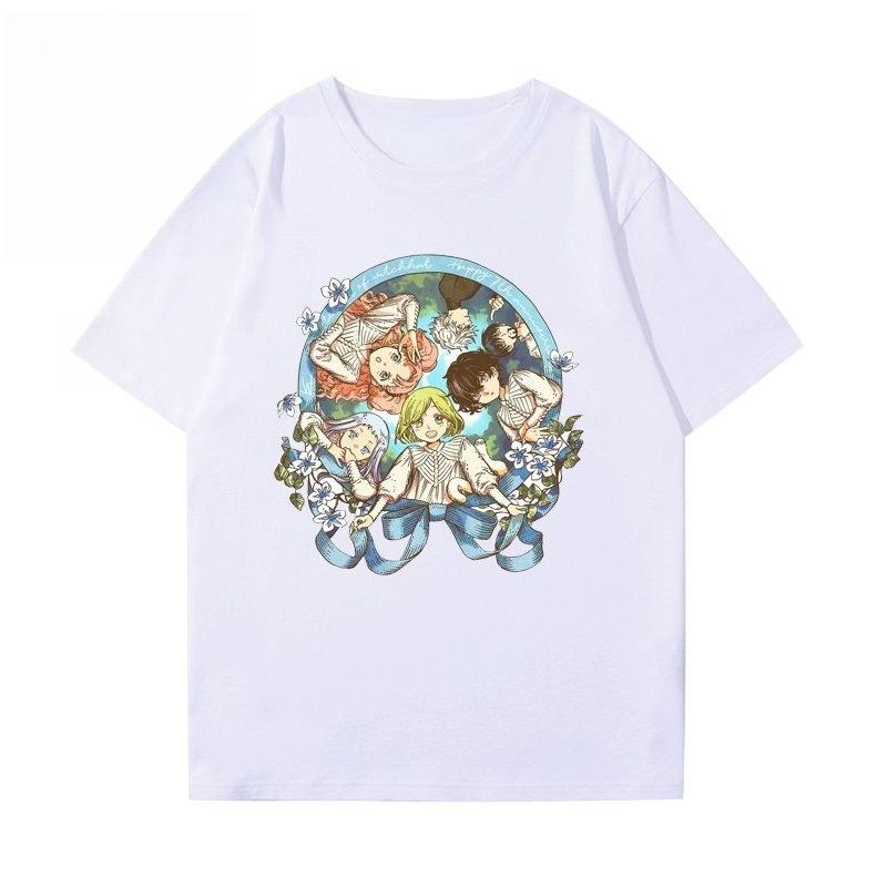 2026 Summer Witch Hat Atelier Coco Single Sided TShirt Cauldron Mage Anime Print Oversized Cotton Tee For Otaku Fans