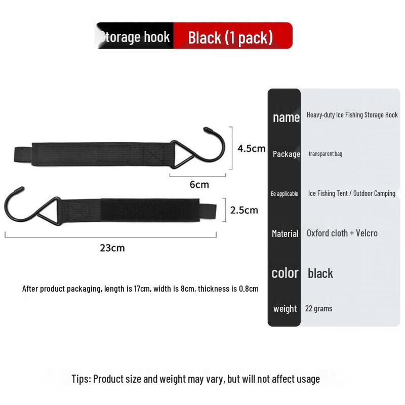 WEZHO Heavy-Duty Outdoor & Ice Fishing Hooks