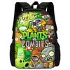 Child Hot Game For P-Plantss Vs Z-Zombiess School Backpack with Lunch Bags ,Pencil Bags ,School Bags for Boys Girls Best Gift