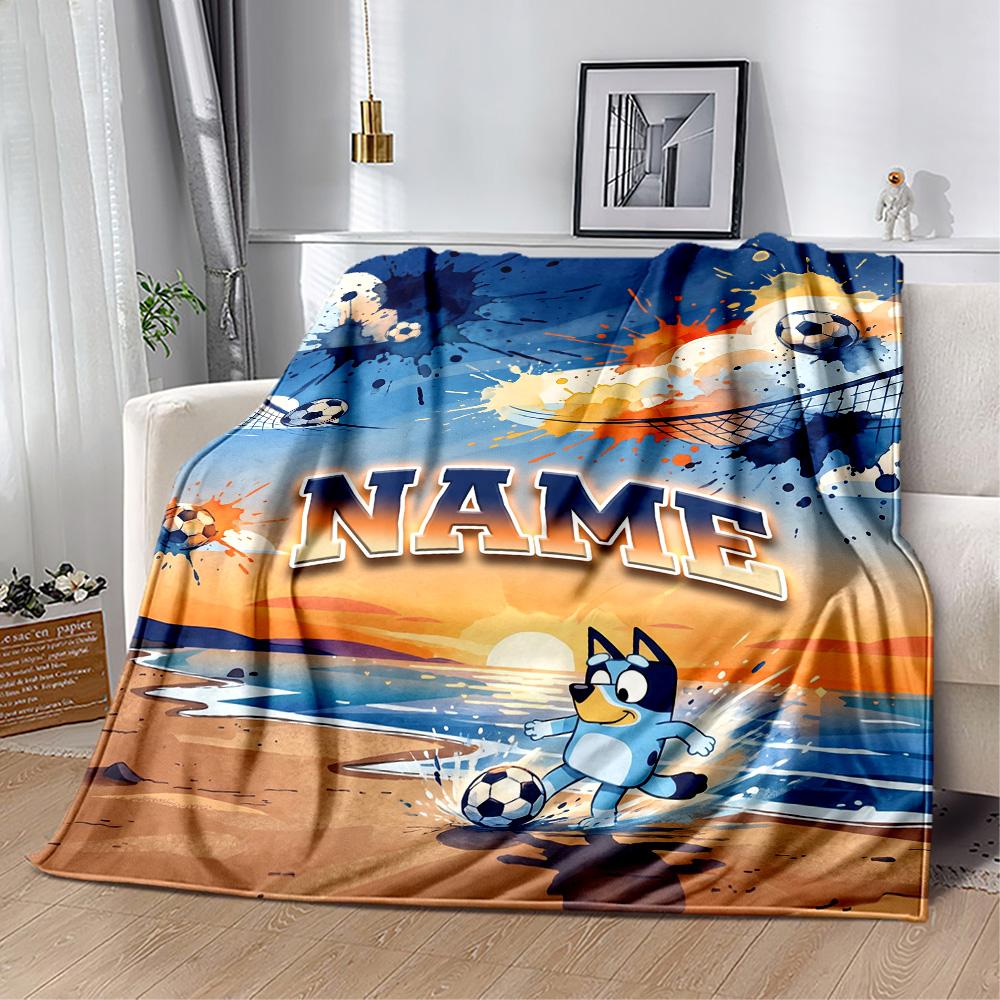 Halloween Costume Party Customize Text Blanket Gift Customizable Blanket Soft & Cozy Throw For Office Office Chair Bedding Living Room