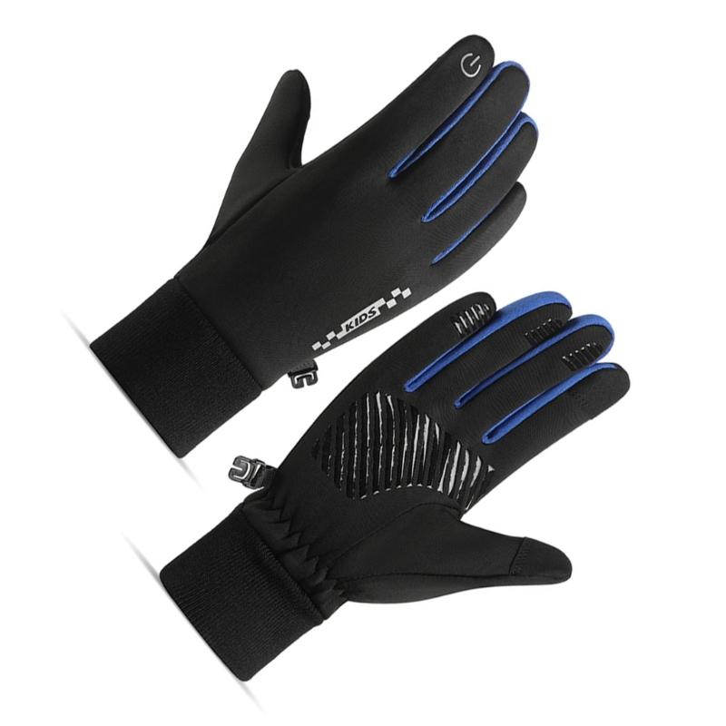 5-14 Year Kids Thermal Gloves Soft & Breathable Polyester and Fleece Warm Mittens for Cold Weather Adventures