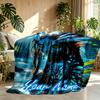 Coperta Stampata con Avatar Personalizzato e Nome Personalizzato, Decorazione per la Casa, Camera da Letto, Divano, Campeggio, Divanetto, Regali per Compleanno Natale