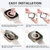 HD Tempered Glass+Case For Apple Watch Ultra 3/2/1 49mm PC Bumper+Screen Protector Cover iWatch Series Ultra 3 49mm Accessories