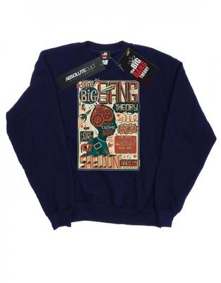 Big Bang Theory Mens Infographic Poster Sweatshirt