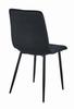 LIBRA Chair - Black Velvet / Black Legs X 2