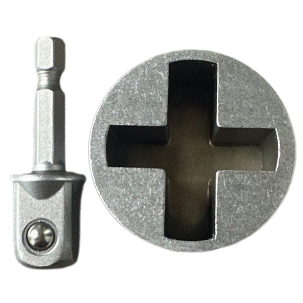 Universal Jack Socket Adapter For Hand Drill Heavy-Duty Socket Converter For Scissor Car Jack With 1/2 In Socket Adapter Bit