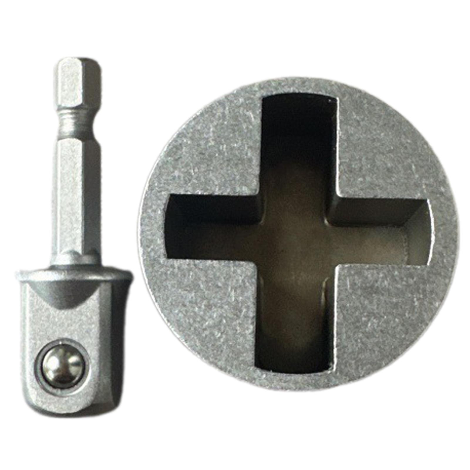 

Universal Jack Socket Adapter For Hand Drill Heavy-Duty Socket Converter For Scissor Car Jack With 1/2 In Socket Adapter Bit