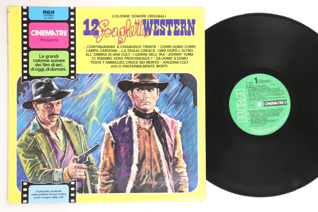 LP Record OST - 12 Spaghetti Western NL33228 RCA 1982 Italy Soundtracks & Musicals Used