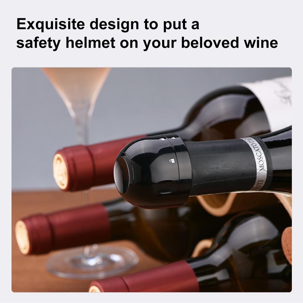 Augenblick Champagne Bottle Stopper, Silicone Vacuum Bottle Stopper For Wine Prosecco Champagne Sparkling