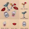 Cartoon Fabric Stickers DIY Clothing Accessory Fabric Stickers Embroidery Sew Iron On Patch Badge Bag Clothes Fabric Applique