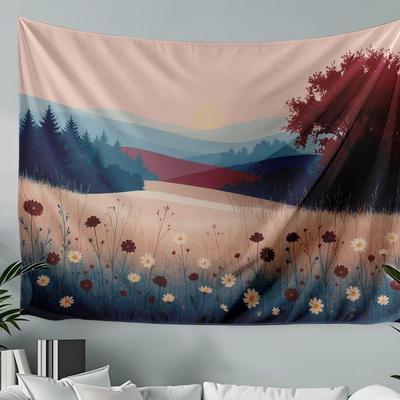 Flower Scenery Tapestry