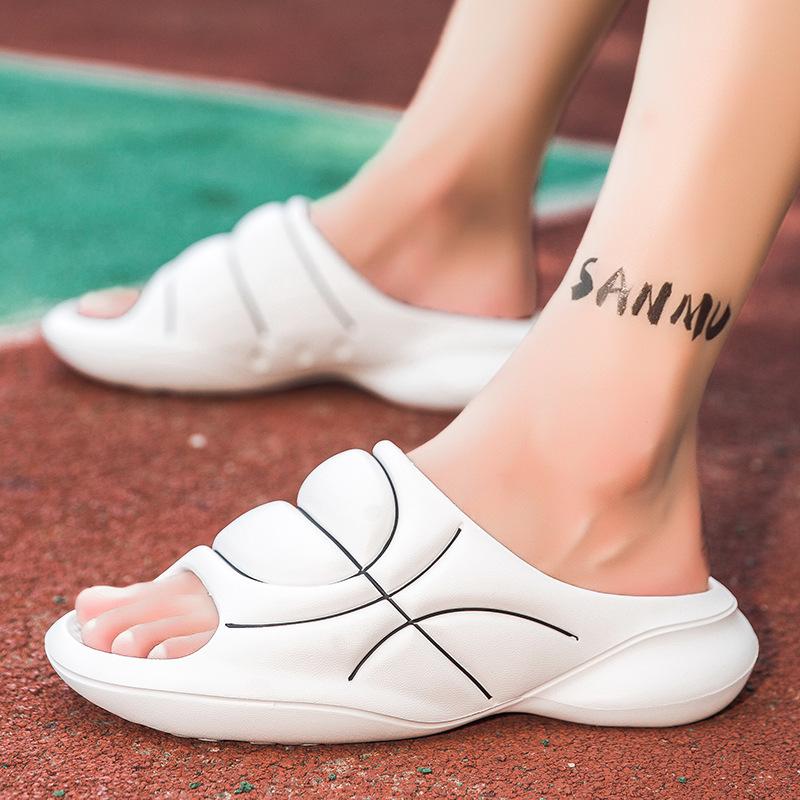 Neue Herren Hausschuhe EVA Plattform Massage Slipper Mode Design Sommer Stadtspaziergang Strand Freizeit Sandalen für Damen Heim Pantoletten