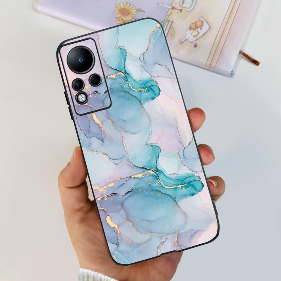 For Infinix Note 11 Case X663 X663B Stylish Painted Back Cover 6.7'' Shockproof Phone Case For Infinix Note 11 Note11 Soft Shell