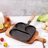 ZISIZ Cast Iron Multi-Section Breakfast Frying Pan