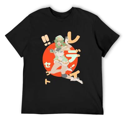 Mecha Sailor Gumi Megpoid (Redi Setto) T-Shirt Luxury T-shirt Tshirts Personalised Slim Fit T Shirts for Men