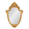Mirror with Carved Frame Ornate Heraldic Gilded for Homeowners, Interior Designers, Living