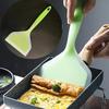 Silicone Spatula For Non Stick Pan, Iron Plate, For Barbecue Steak, Wide Mouthed Pizza Frying And Grilling Cooking Spatula, Hand Grabbing Pancake Tool