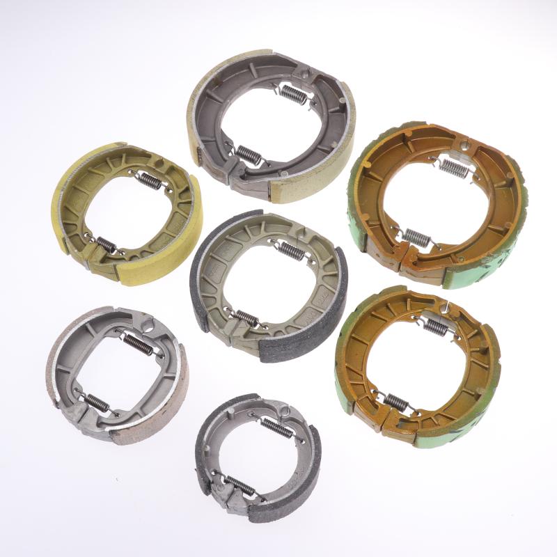 1Pair Electric Vehicle Front Rear Brake Pads Expandable Drum Brake Pad Electric Scooter Front Wheel Drum Brakes Replacement Part