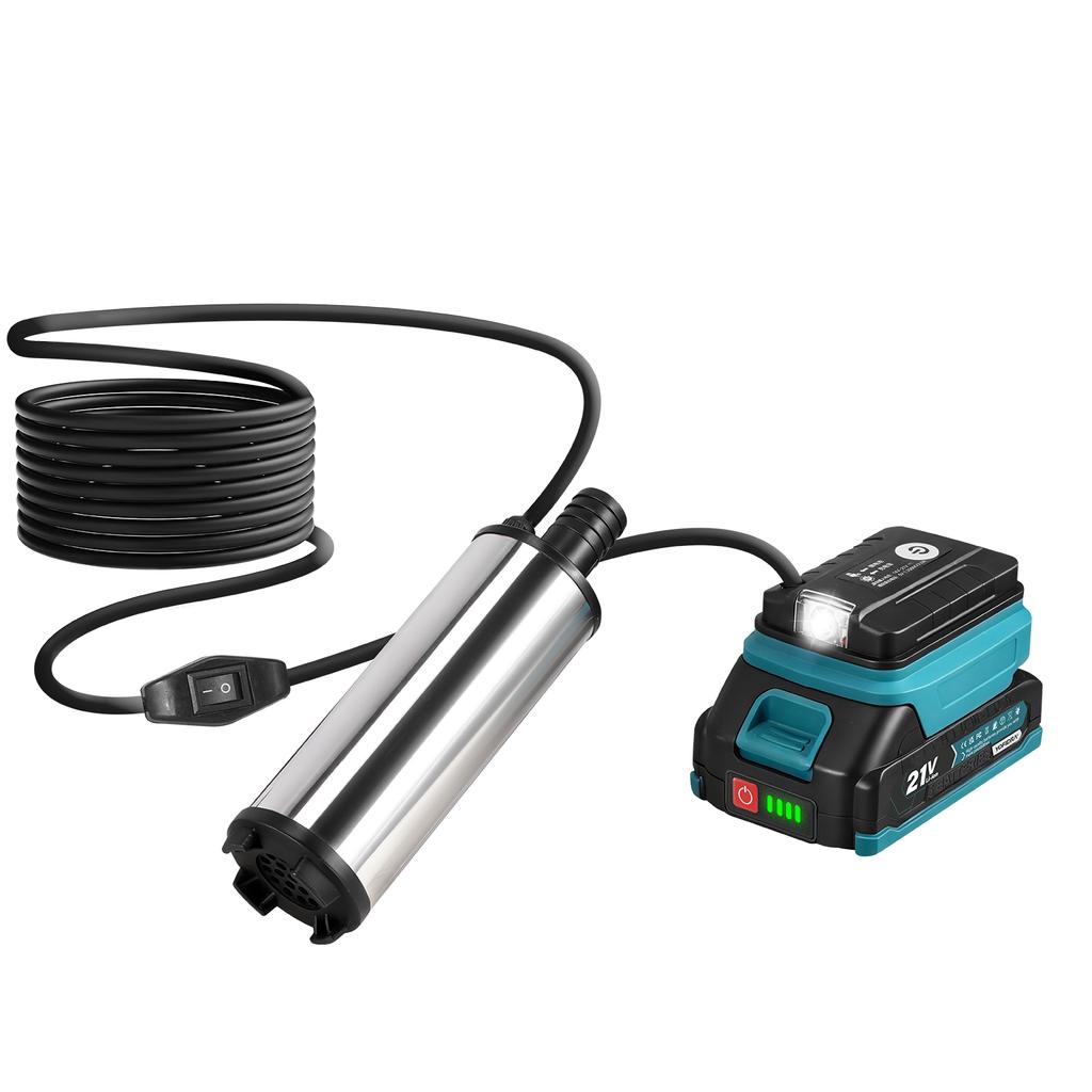 YOFIDRA 50–80 L/min Powerful Electric Water Pump Oil Pump Refueling Gun Submersible Car Pump For Makita 21V Battery Pin